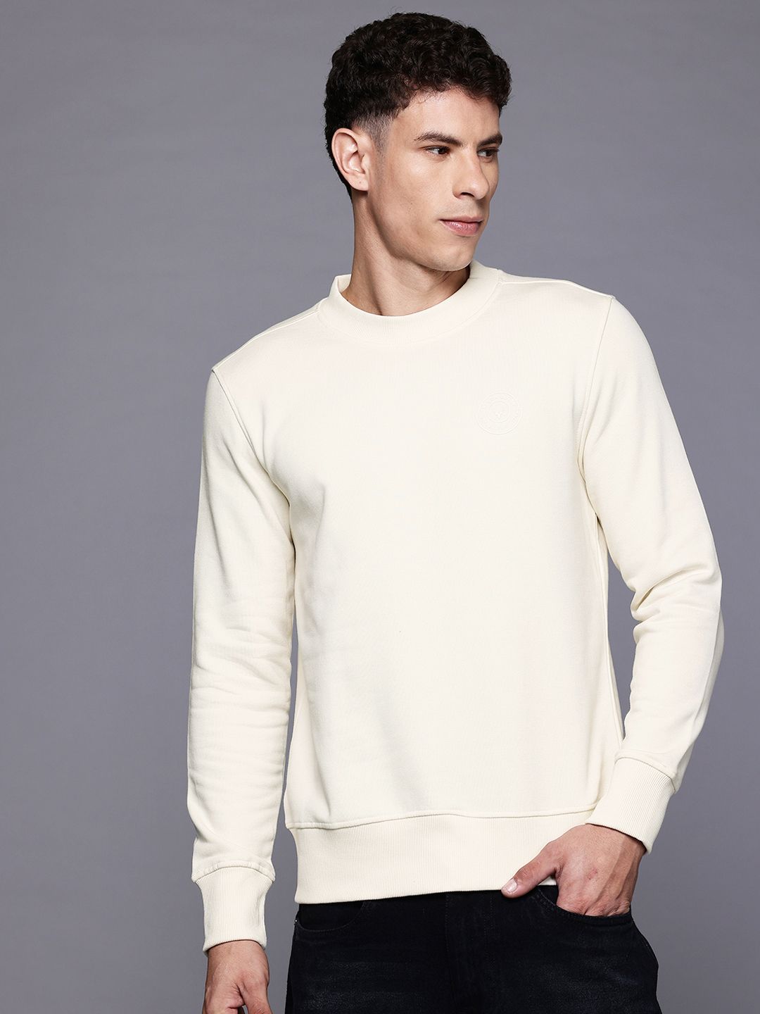 Allen Solly Brand Logo Detail Sweatshirt