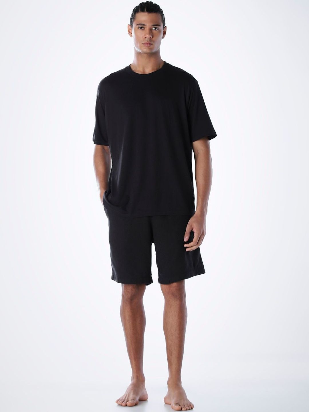 Jack & Jones Men Round Neck Slip-On Night suit