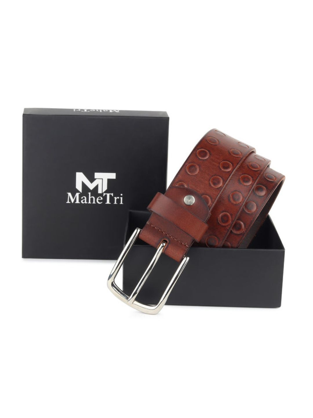 MaheTri Men Leather Formal Belt