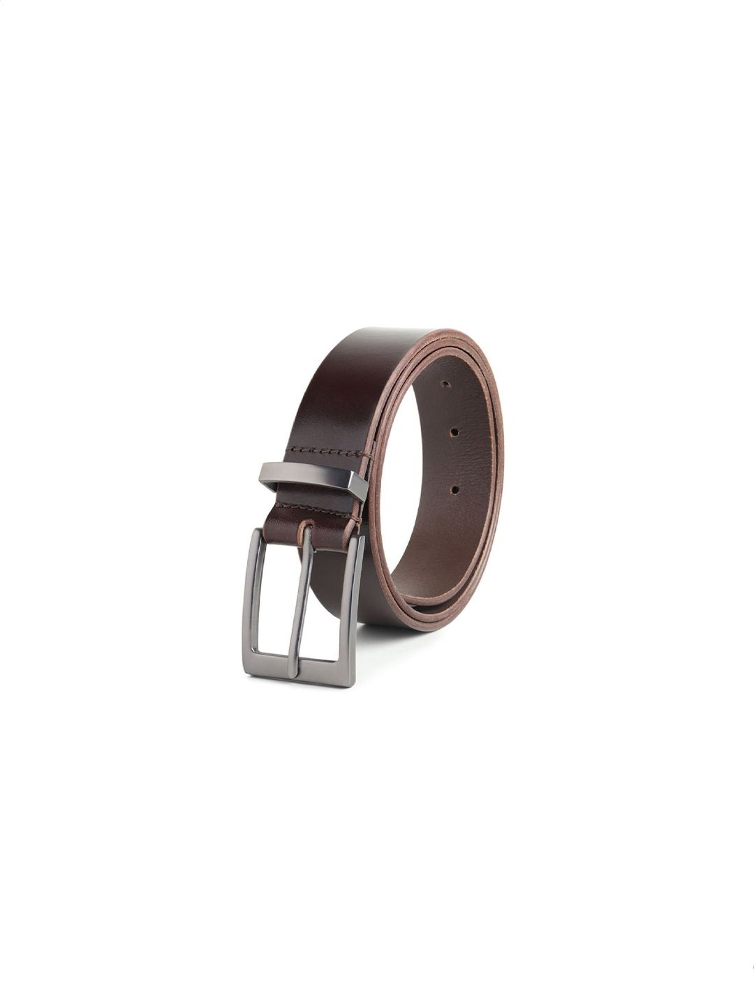 MaheTri Men Slim Leather Tang Formal Belt