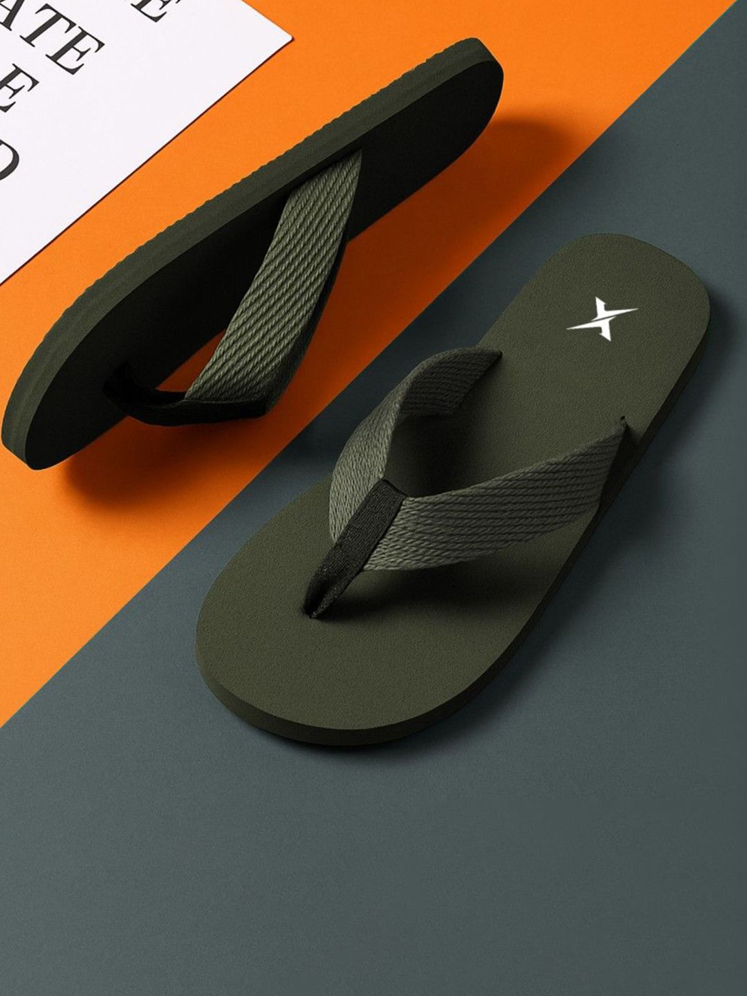 KRAASA Men Solid Thong Flip-Flops