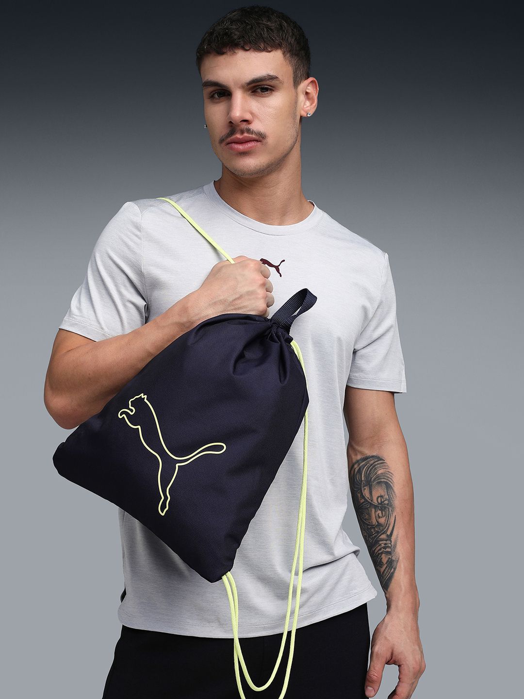 Puma Puma PLUS Brand Logo Gym Sack- 12.5L