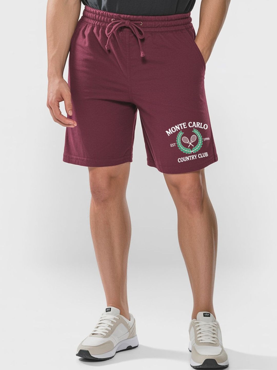 FFLIRTYGO Men Plus Size Typography Printed Running Sports Shorts