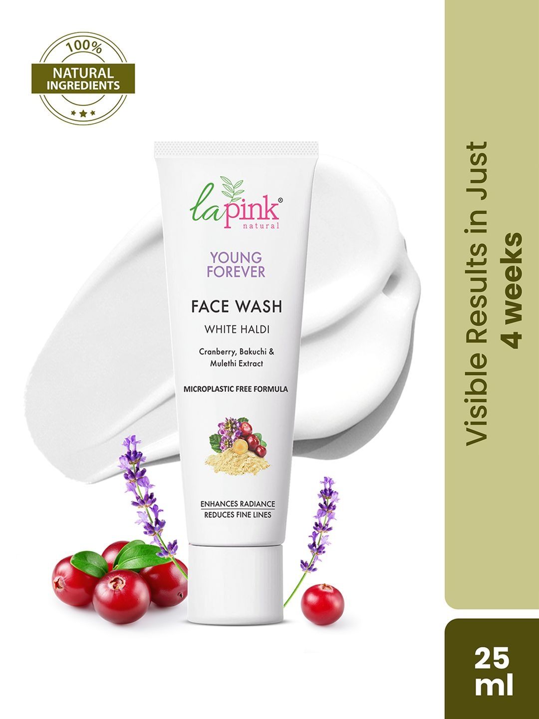 Buy La Pink Young Forever White Haldi Face Wash - 25 ml - Face