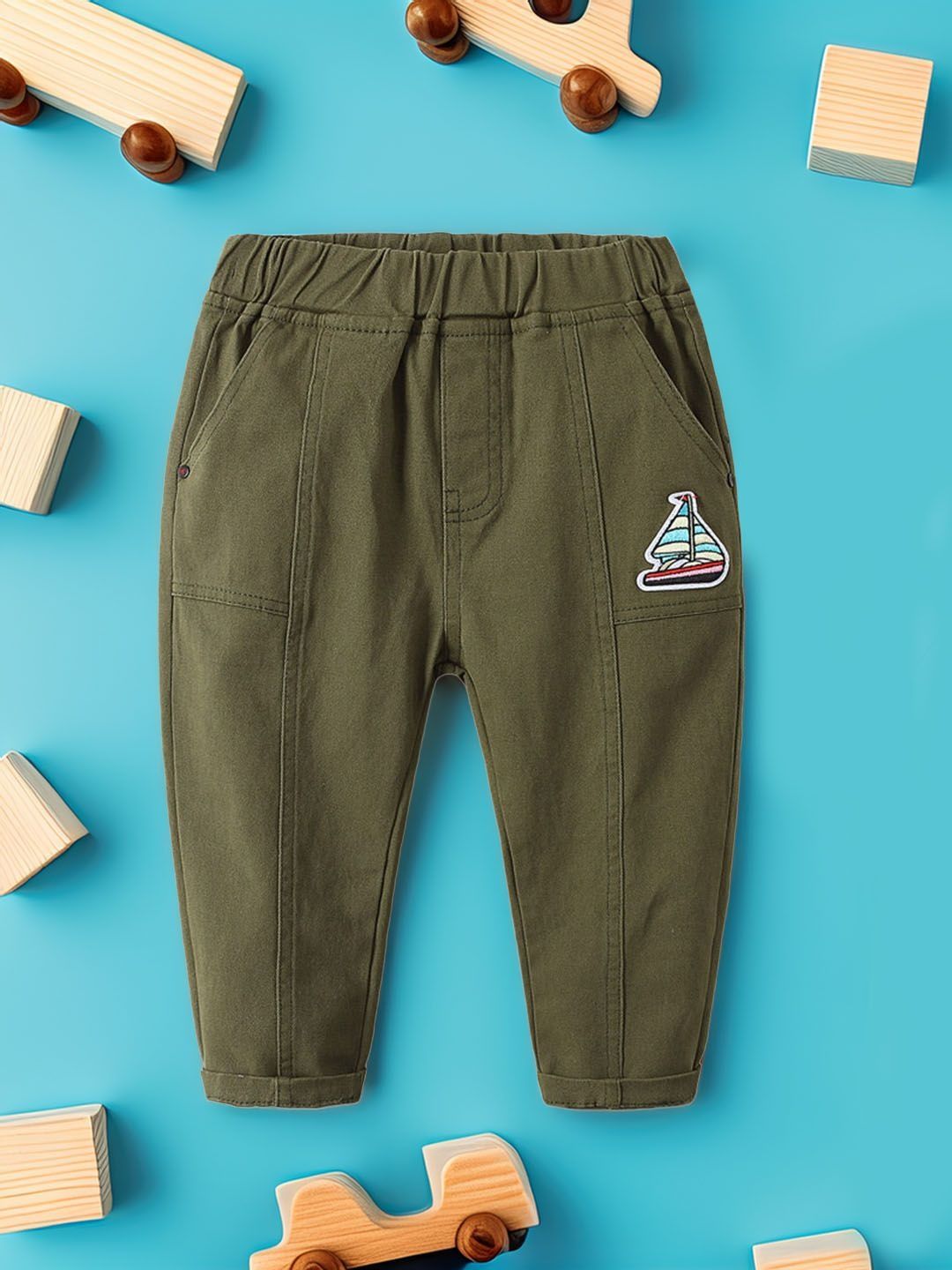 Xsole Boys Regular Fit Chinos Trousers