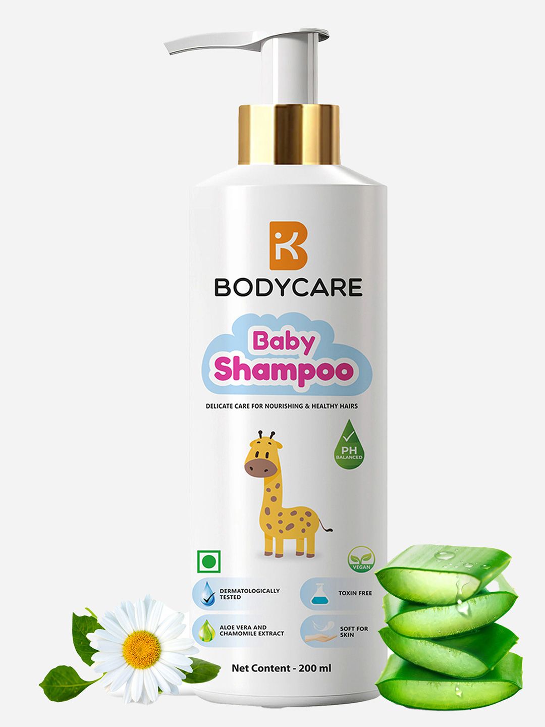 Bodycare Vegan And Toxin-Free Baby Shampoo - 200 ml