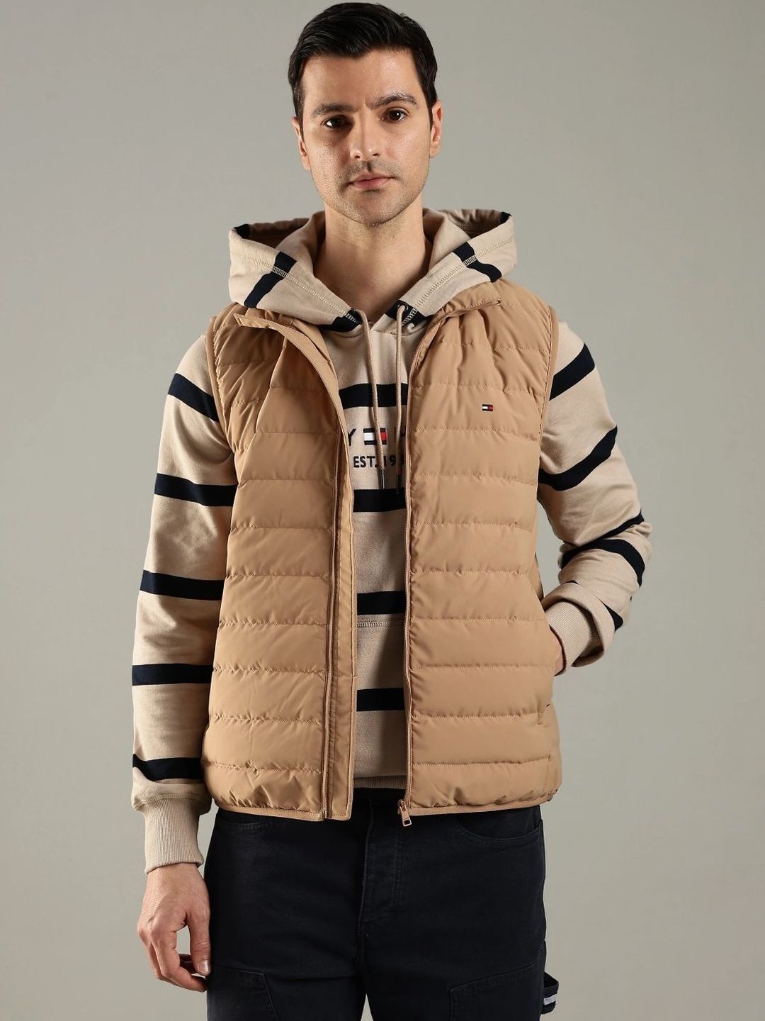 Tommy Hilfiger Mock Collar Gilet