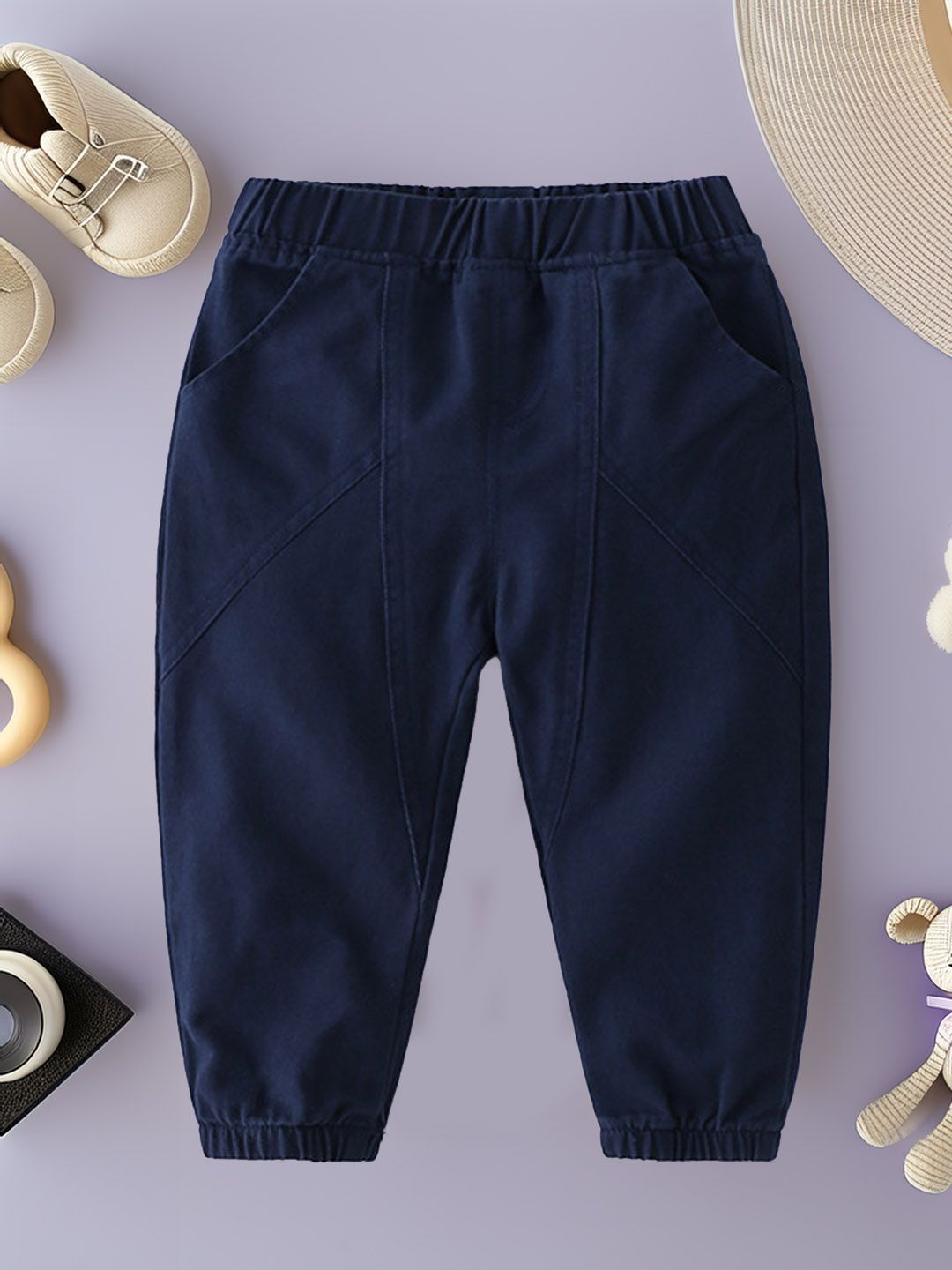 Xsole Boys Mid-Rise  Joggers Regular Trousers