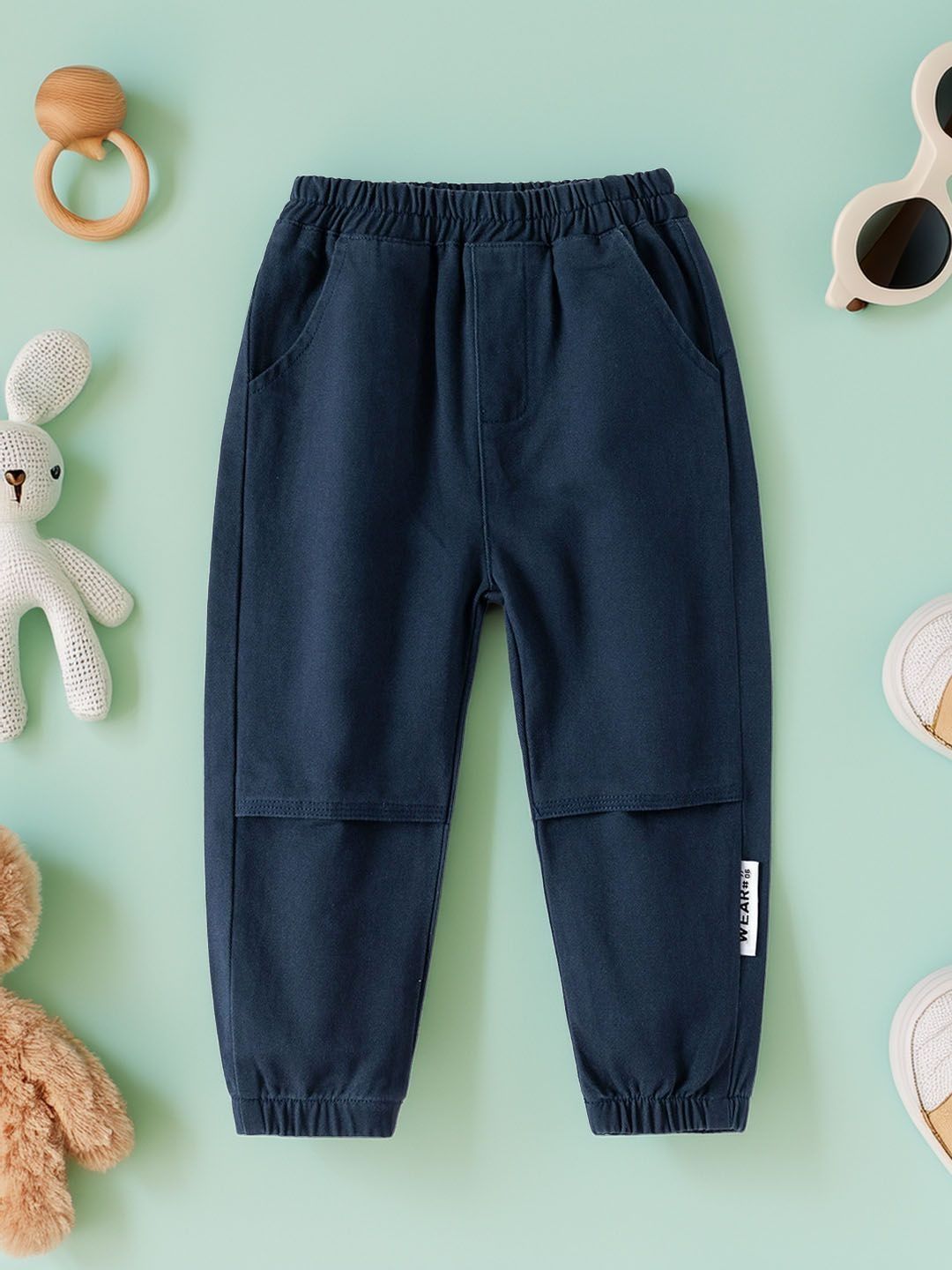 Xsole Boys Mid-Rise Joggers Regular Trousers