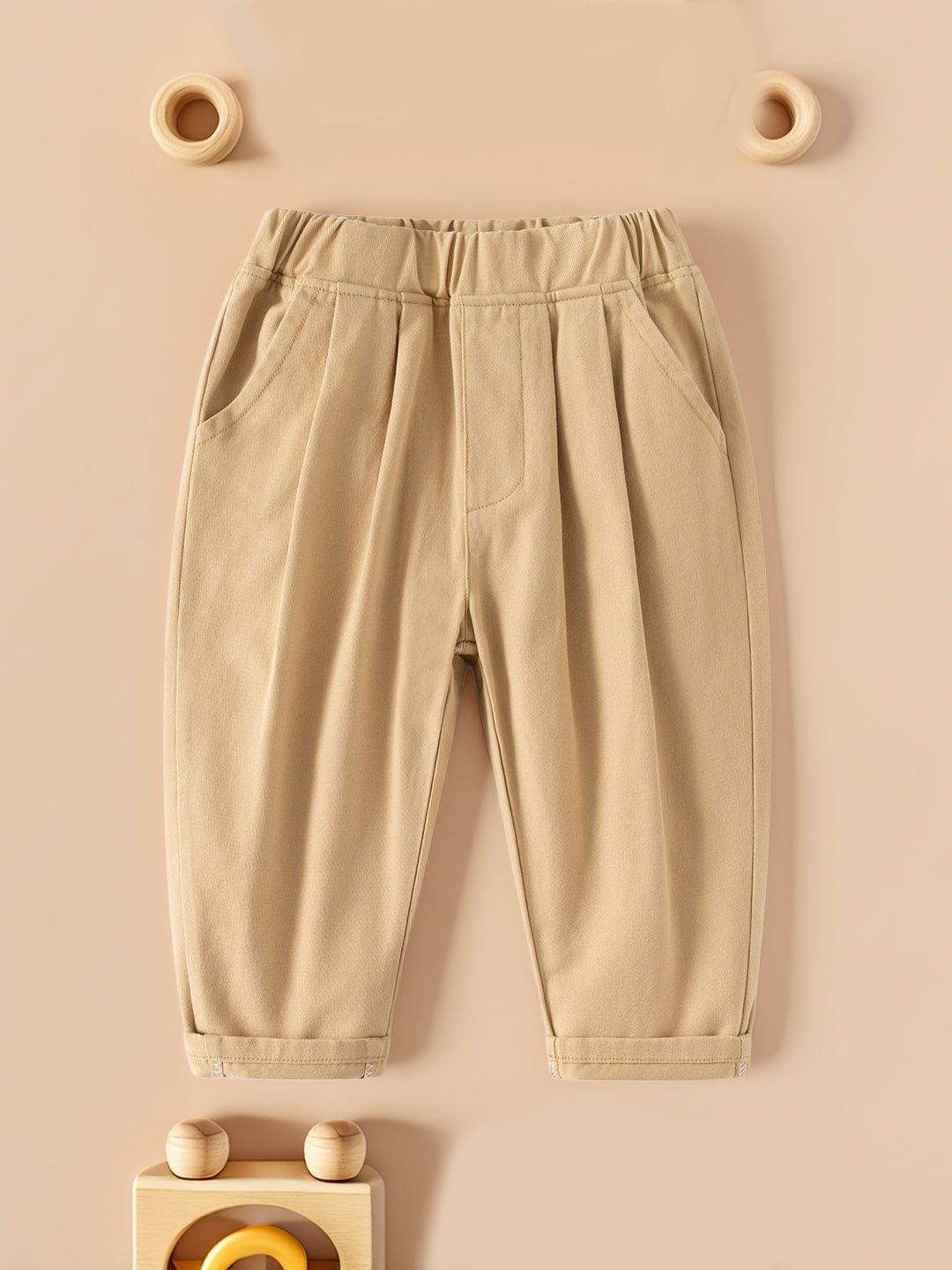 Xsole Boys Mid-Rise Regular Fit Chinos Trousers