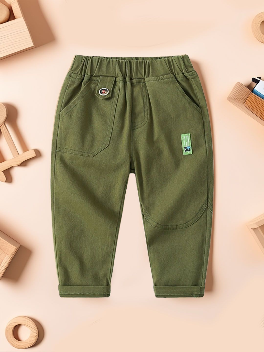 Xsole Boys Casual Mid-Rise Trousers