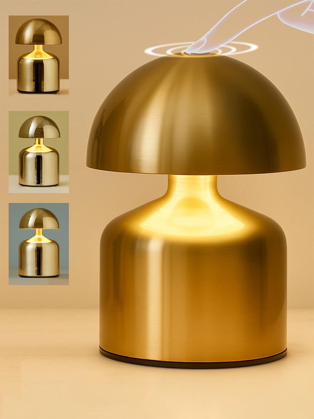 Homesake Gold-Toned Abstract Shaped Table Lamp