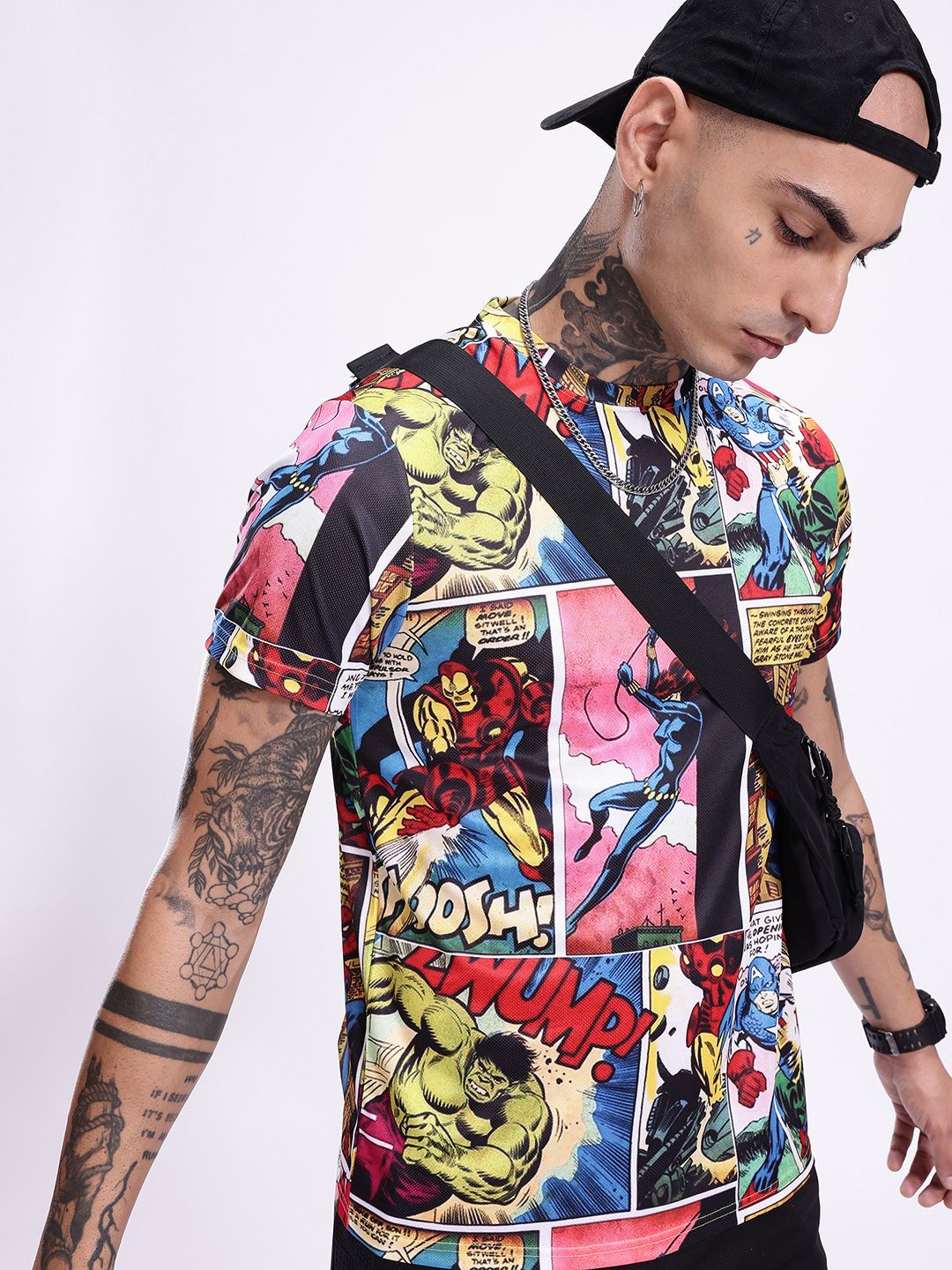 Kook N Keech Avengers Printed T-shirt