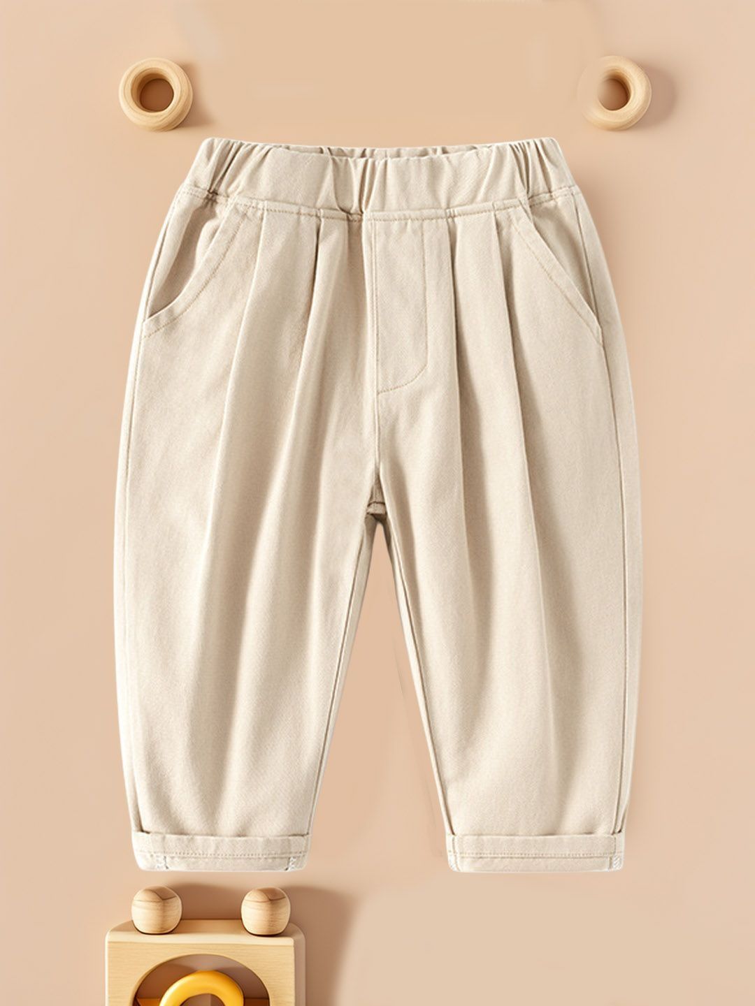 Xsole Boys Mid-Rise Regular Fit Chinos Trousers