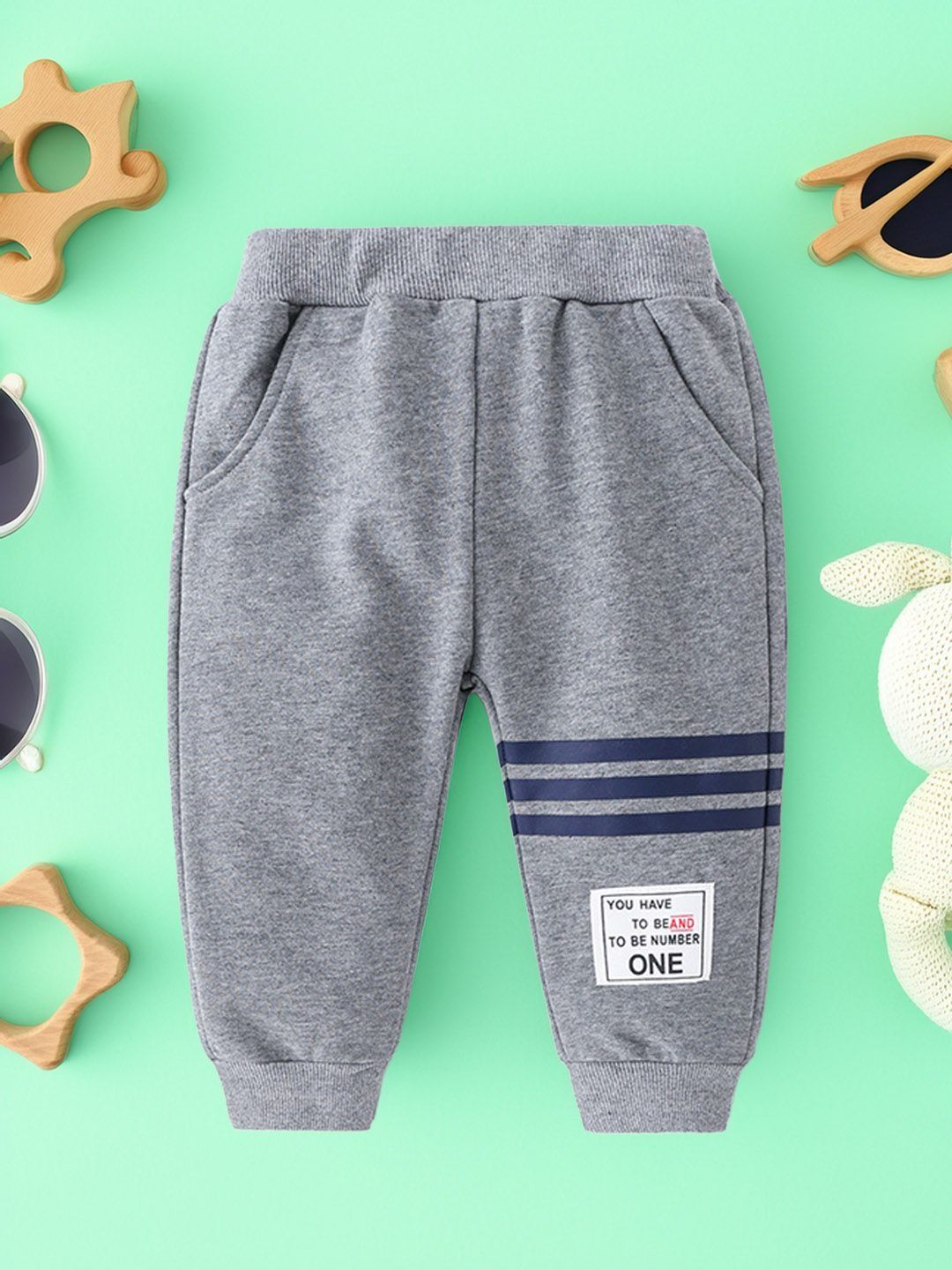 Xsole Boys Striped Joggers