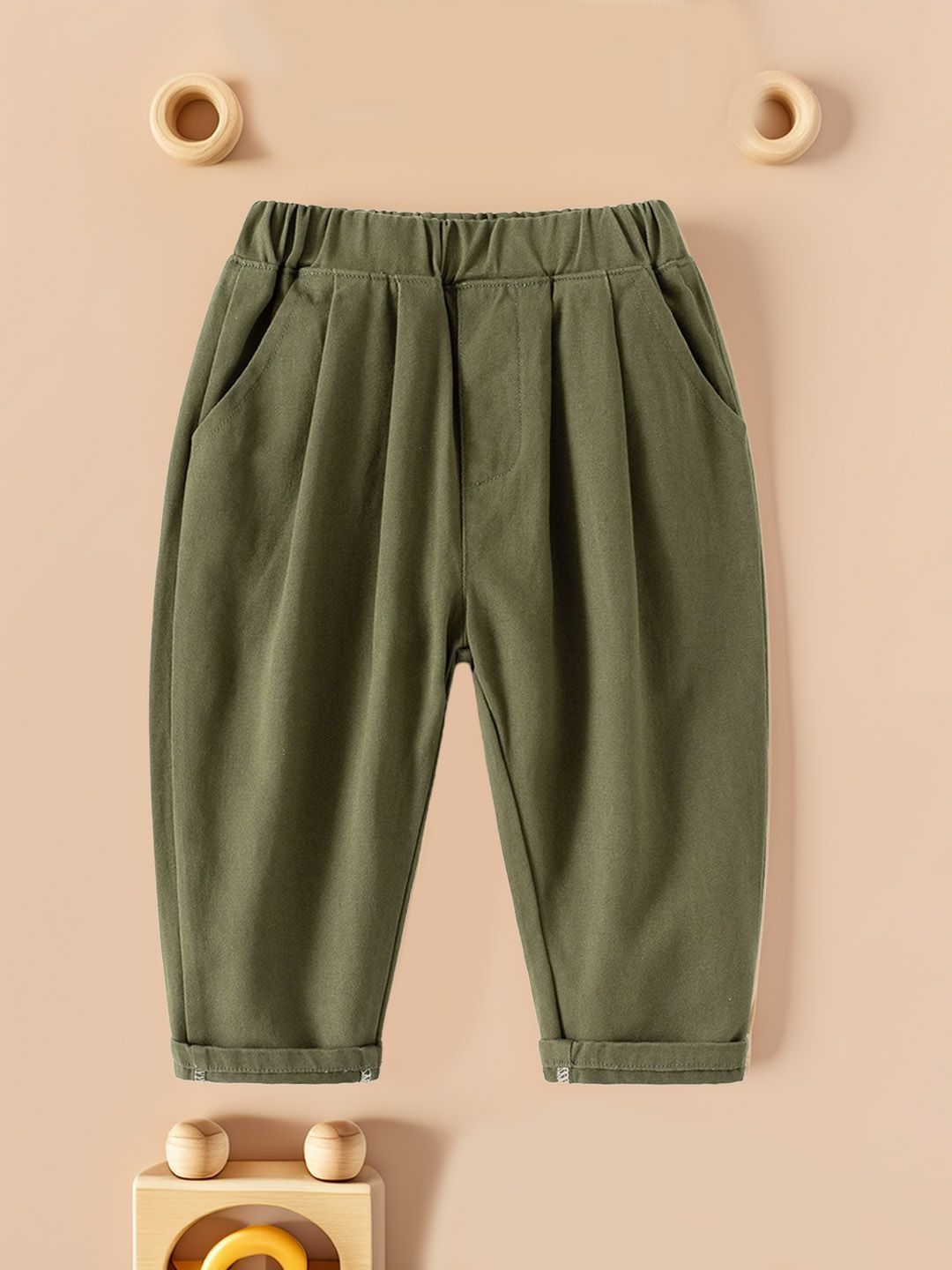 Xsole Boys Mid-Rise Regular Fit Chinos Trousers