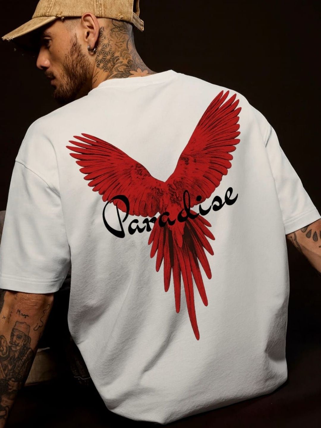 DAMN GUD DG Men Typography Printed T-shirt