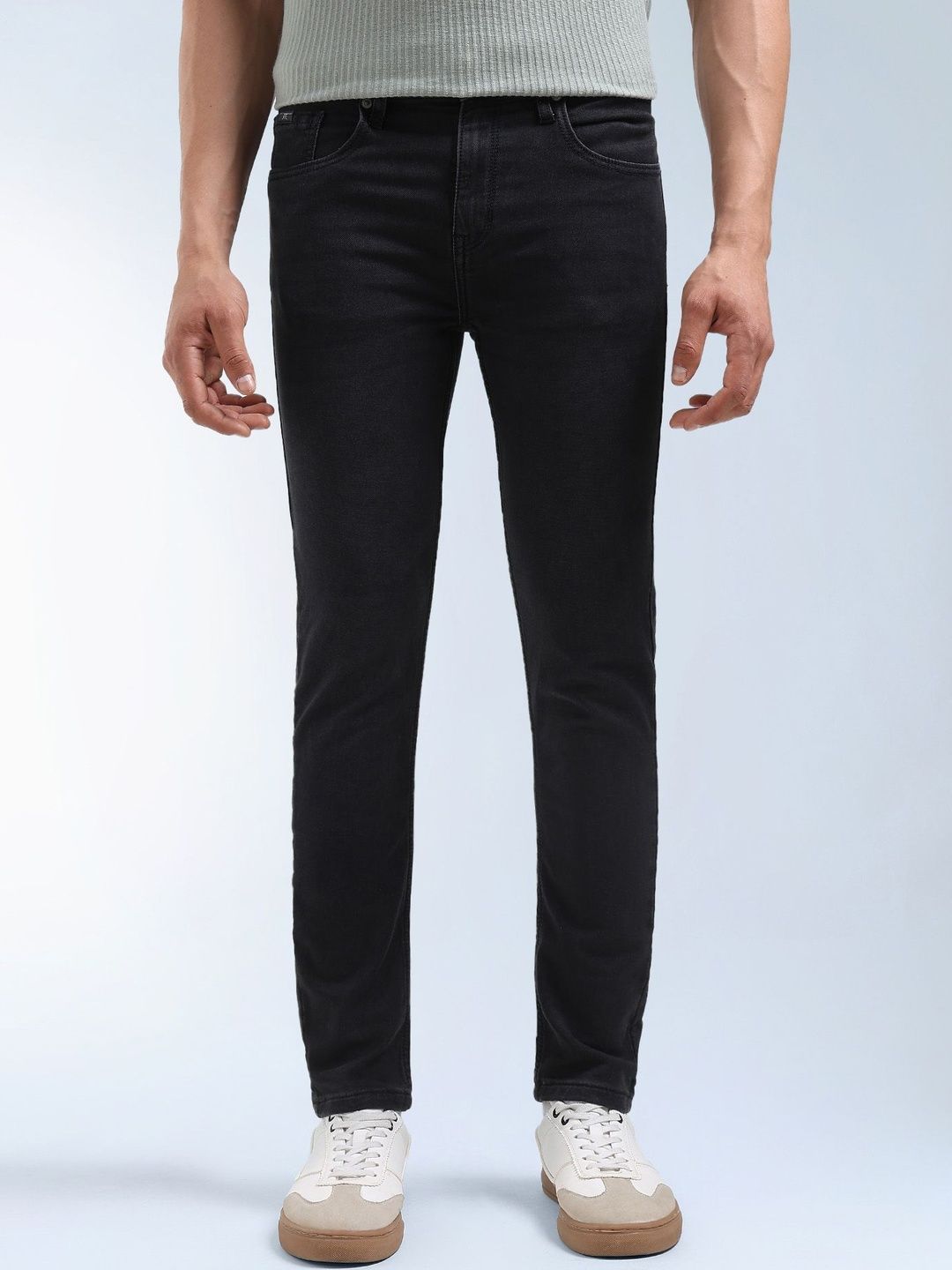 Flying Machine Flying Machine Men Tapered Fit Mid-Rise Stretchable Jeans