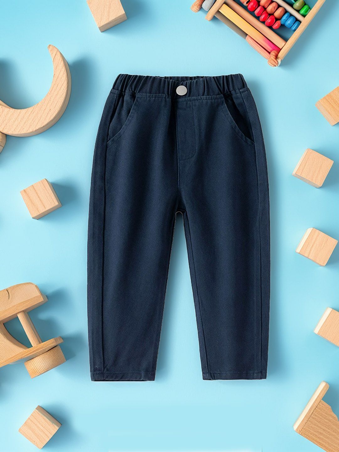Xsole Boys Mid-Rise Trousers