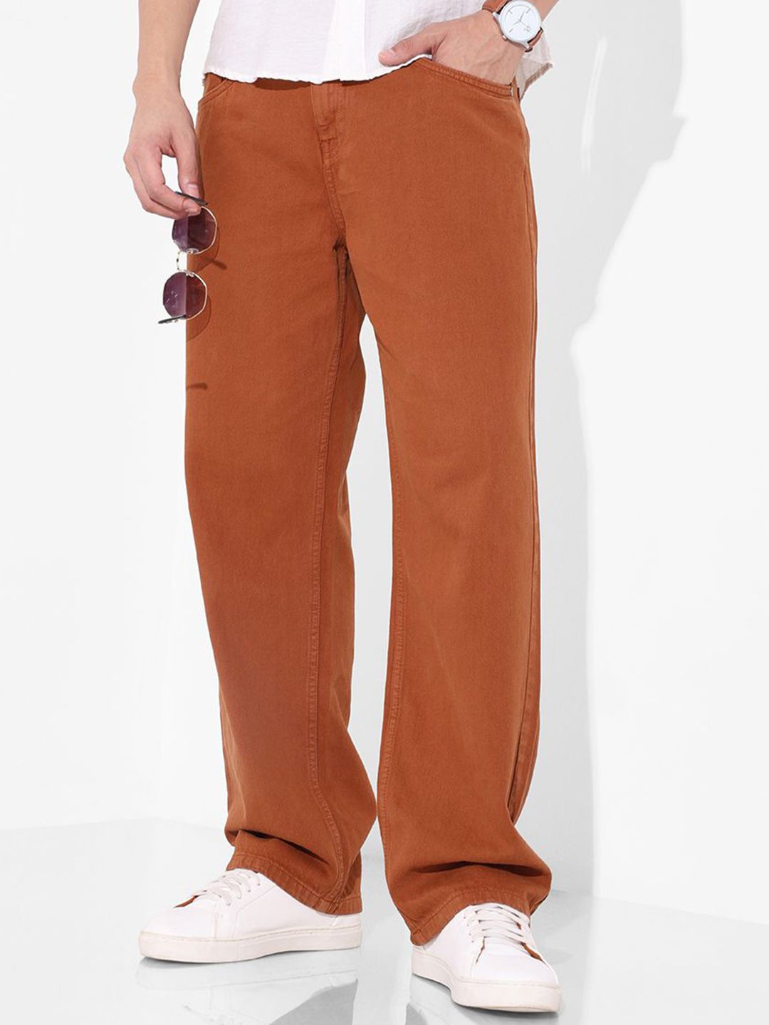The Indian Garage Co Men Relaxed Fit Mid-Rise Jeans