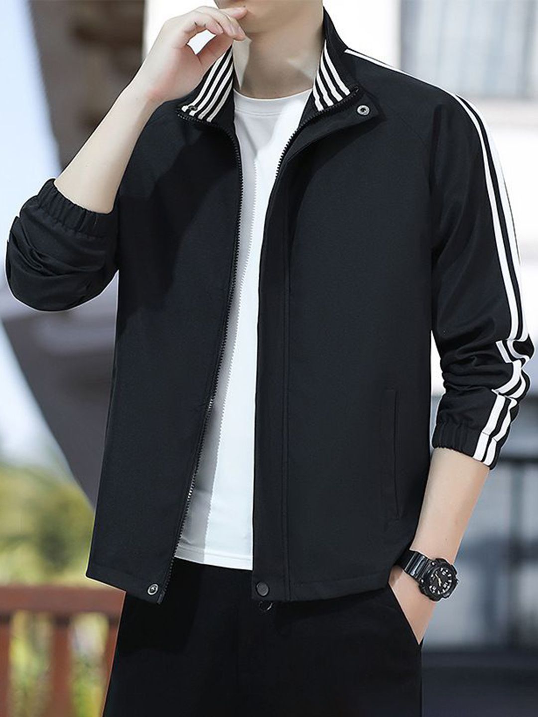 StyleCast x Revolte Men Open Front Jacket
