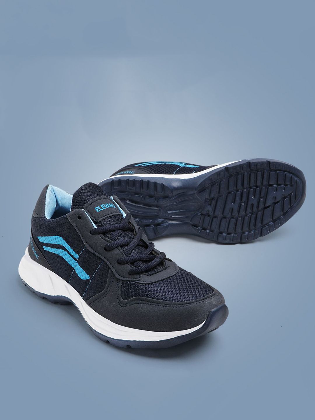 Elevarse Men Mesh Running Non-Marking Sports Shoes