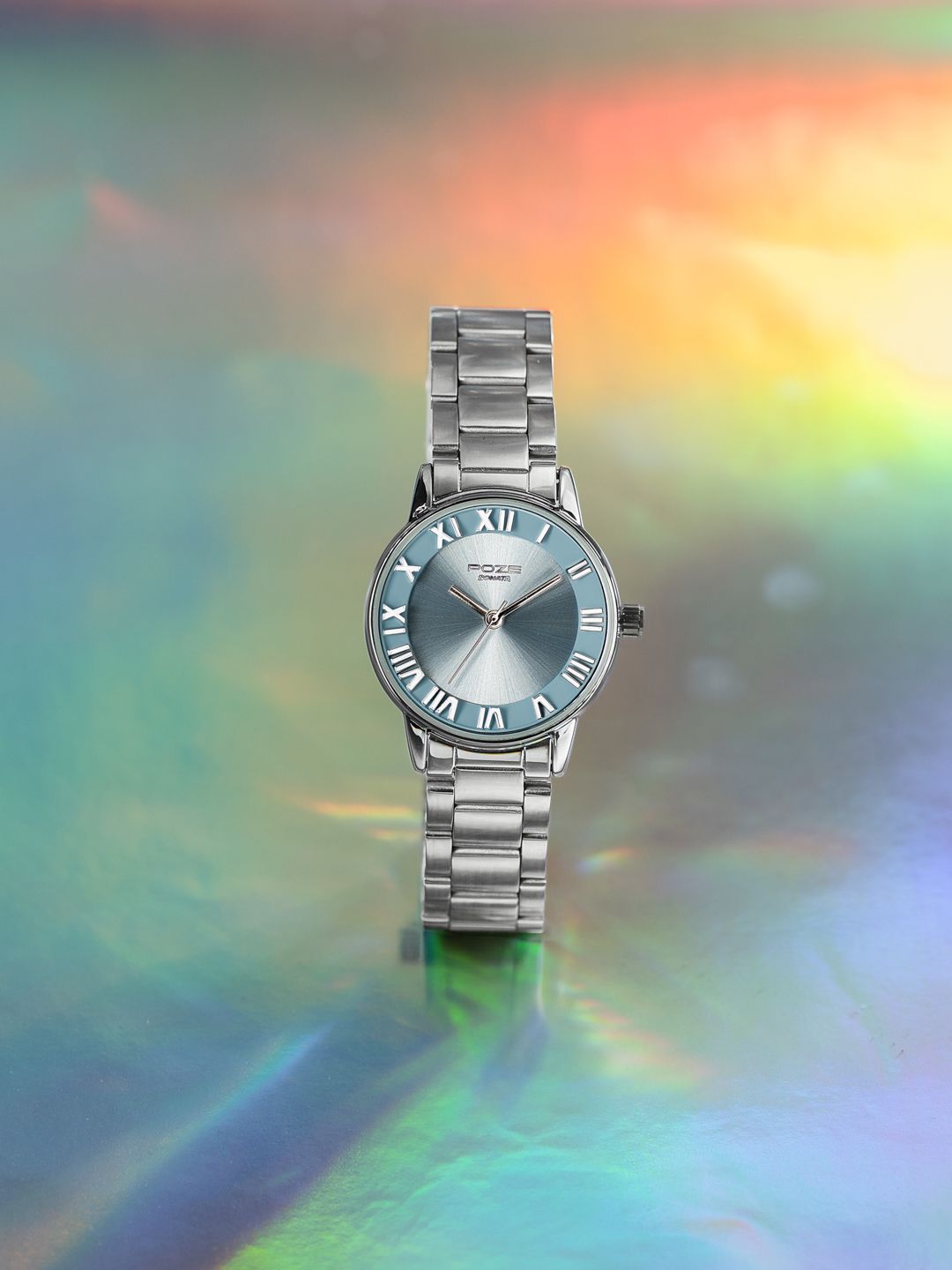 Sonata Poze Drop 6 Quartz Round Dial Women's Watch - SP80128SM02
