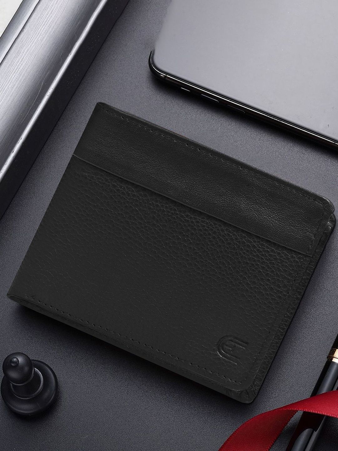 K-Lite Men Leather Two Fold Wallet