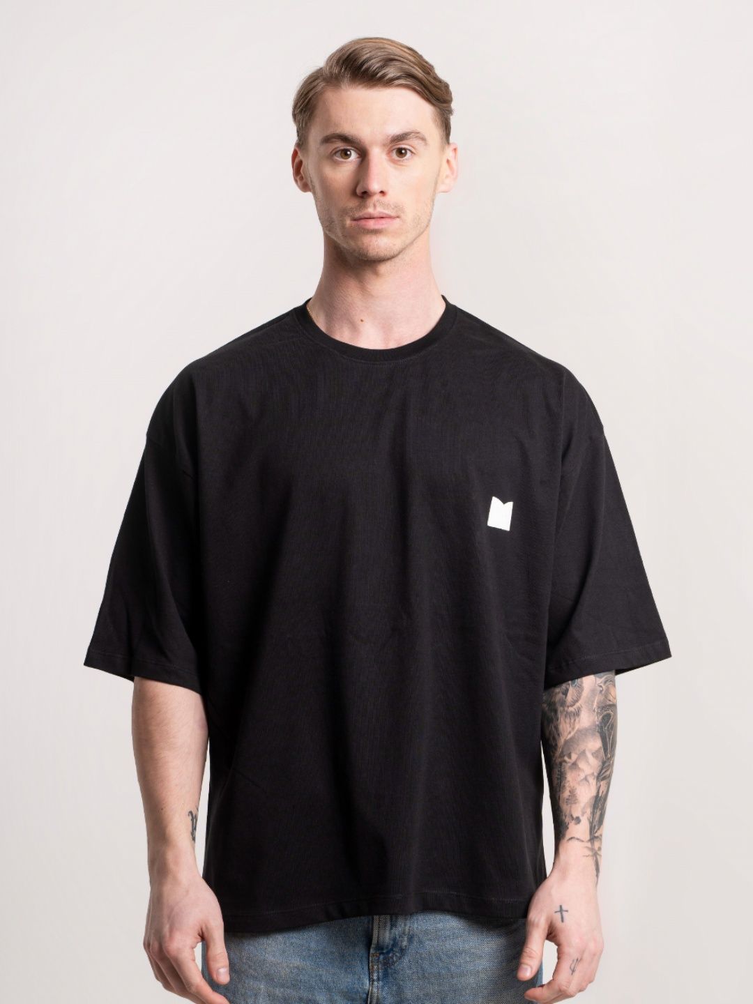 ministry Unisex Typography Printed Round Neck Cotton Oversized T-shirt