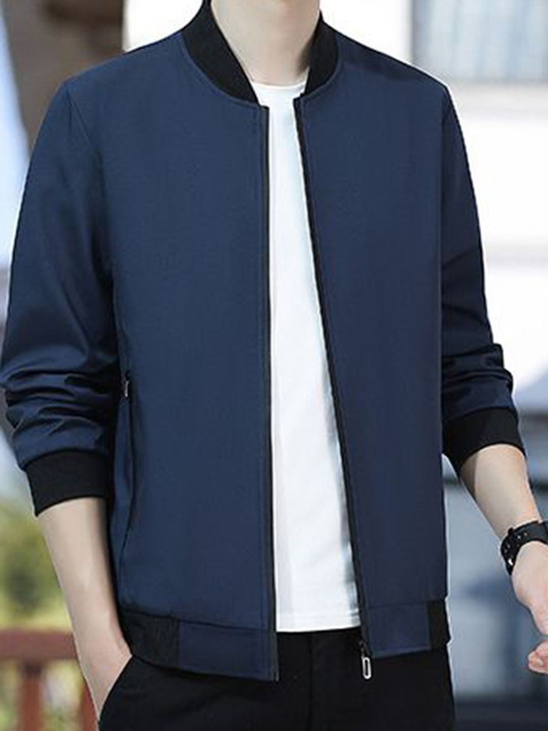 StyleCast x Revolte Men Open Front Jacket