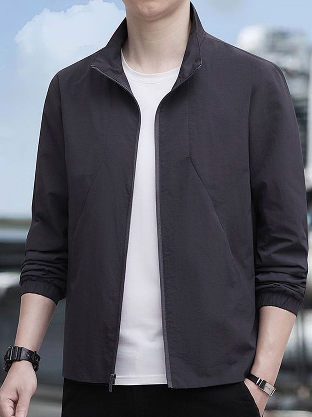 StyleCast x Revolte Men Open Front Jacket