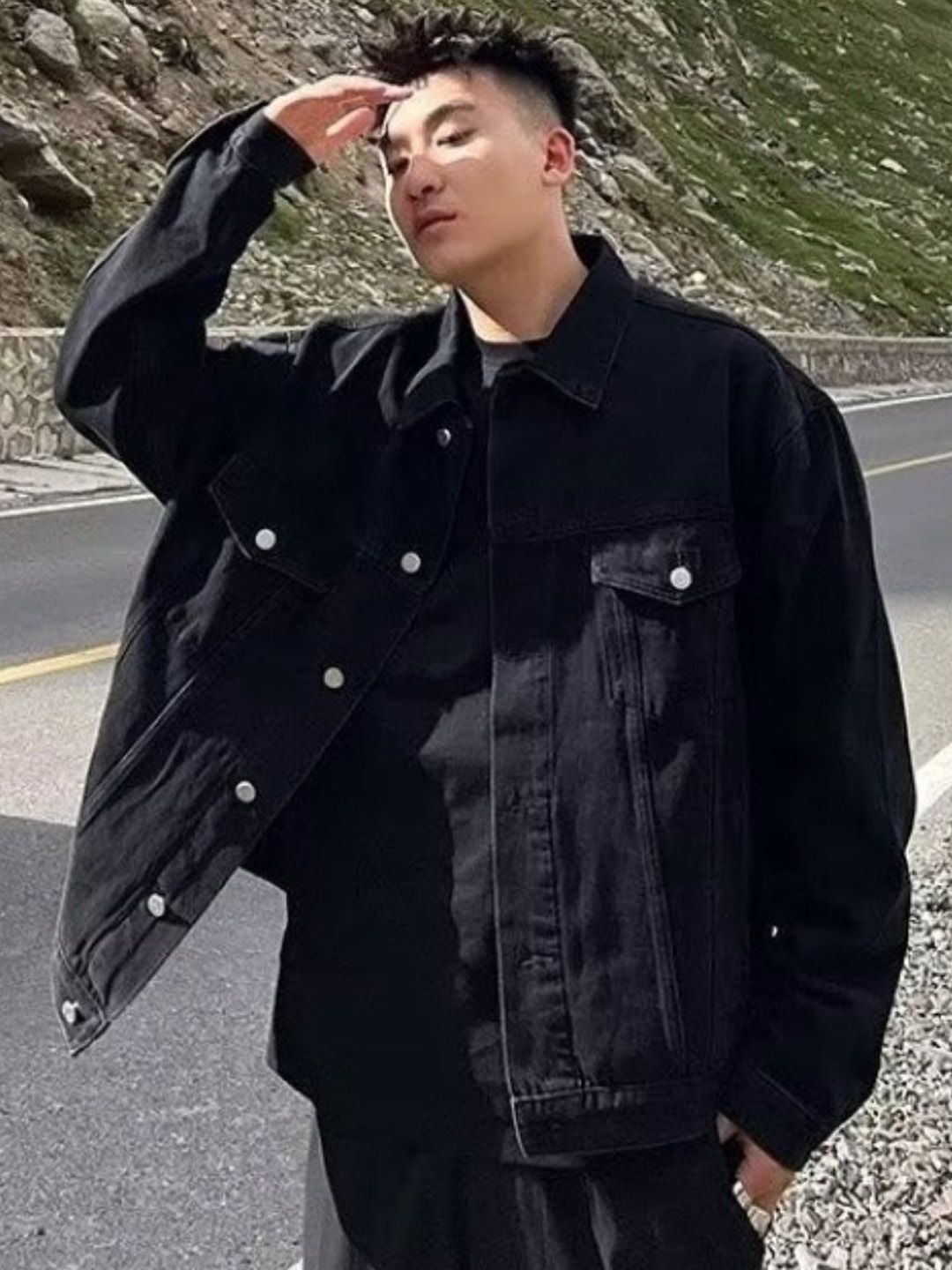 StyleCast Men Long Sleeves Open Front Jacket