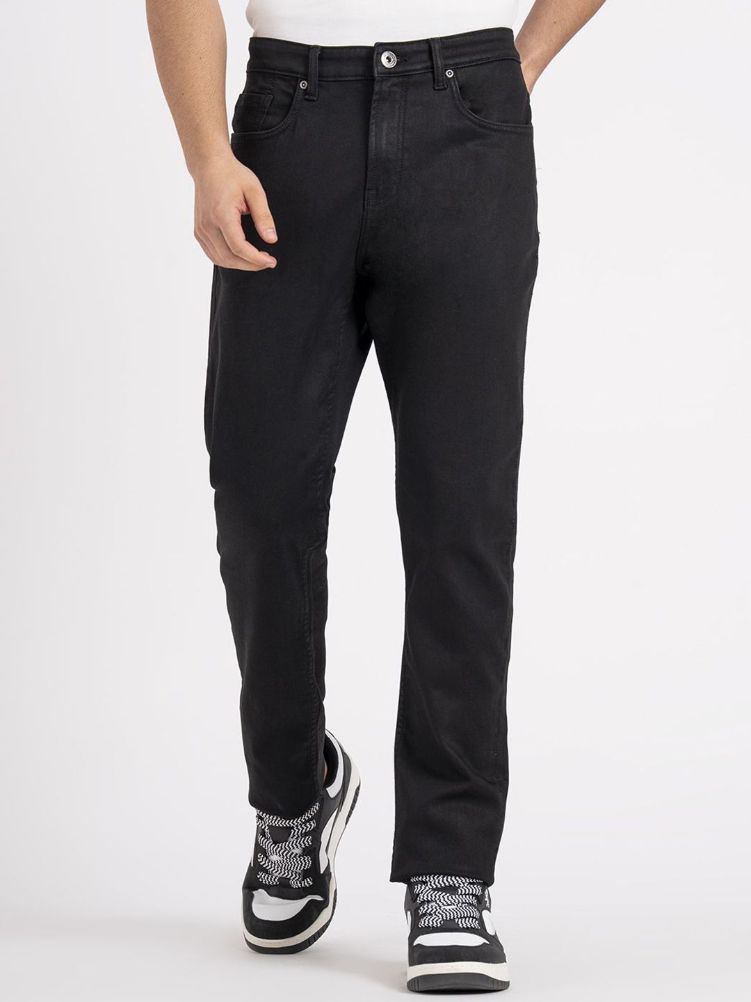Red Tape Men Mid-Rise Stretchable Baggy Denim Jeans