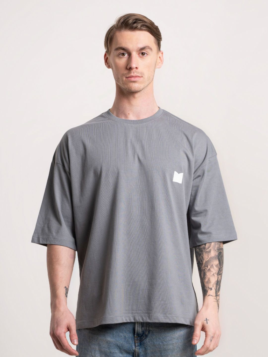 ministry Unisex Typography Printed Round Neck Cotton Oversized T-shirt