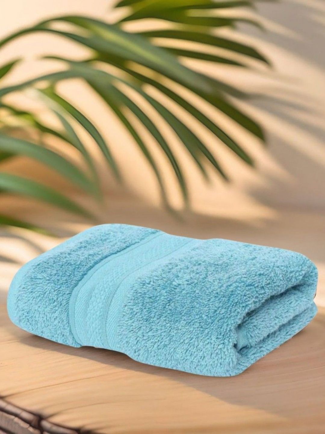 Triani Turquoise Blue 1 Bamboo 600 GSM Bath Towel