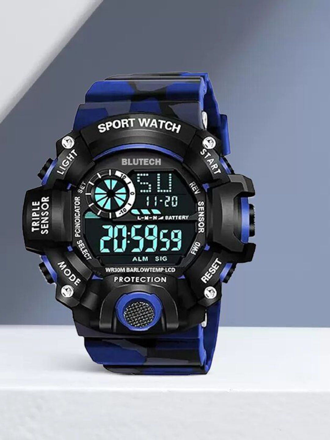 Blutech Men Digital Sports Watch