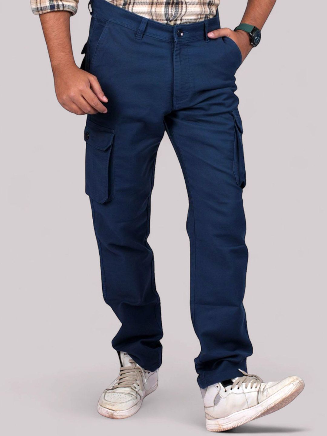 Plounge Men Jean Regular Fit Mid-Rise Stretchable Jeans