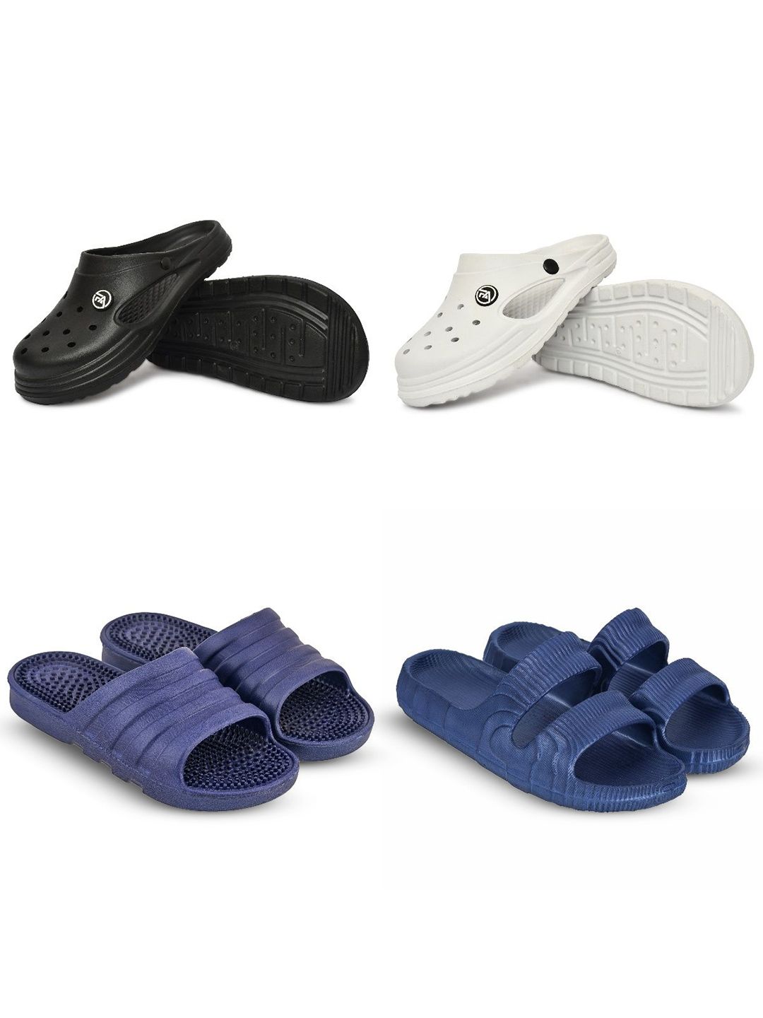 Feel alive Men Set of 4 Lightweight Clogs