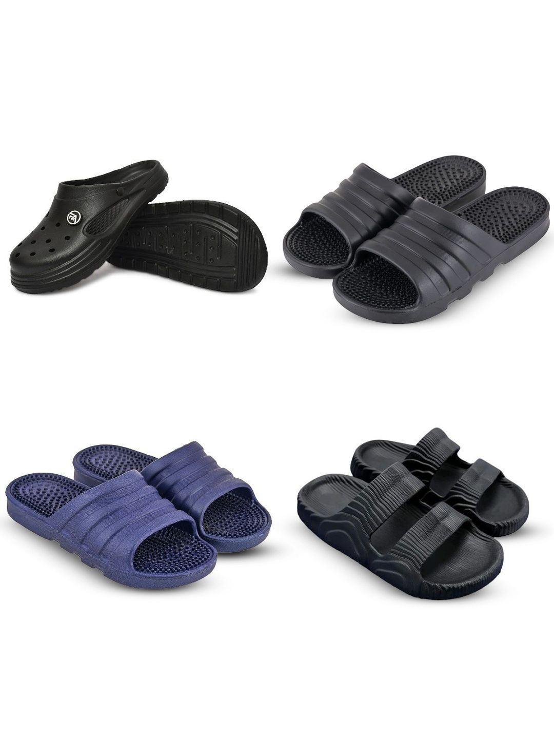 Feel alive Men Set of 4 Clogs