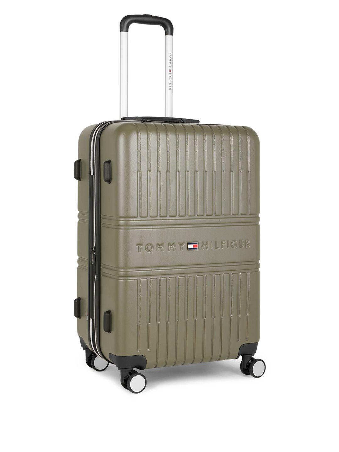 Buy Tommy Hilfiger Stanford Textured Hard Medium Suitcase Trolley