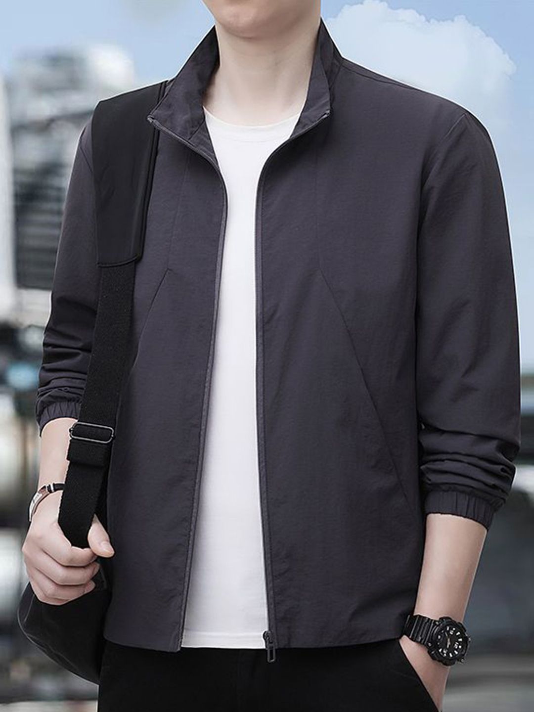 StyleCast x Revolte Men Lightweight Tailored Jacket