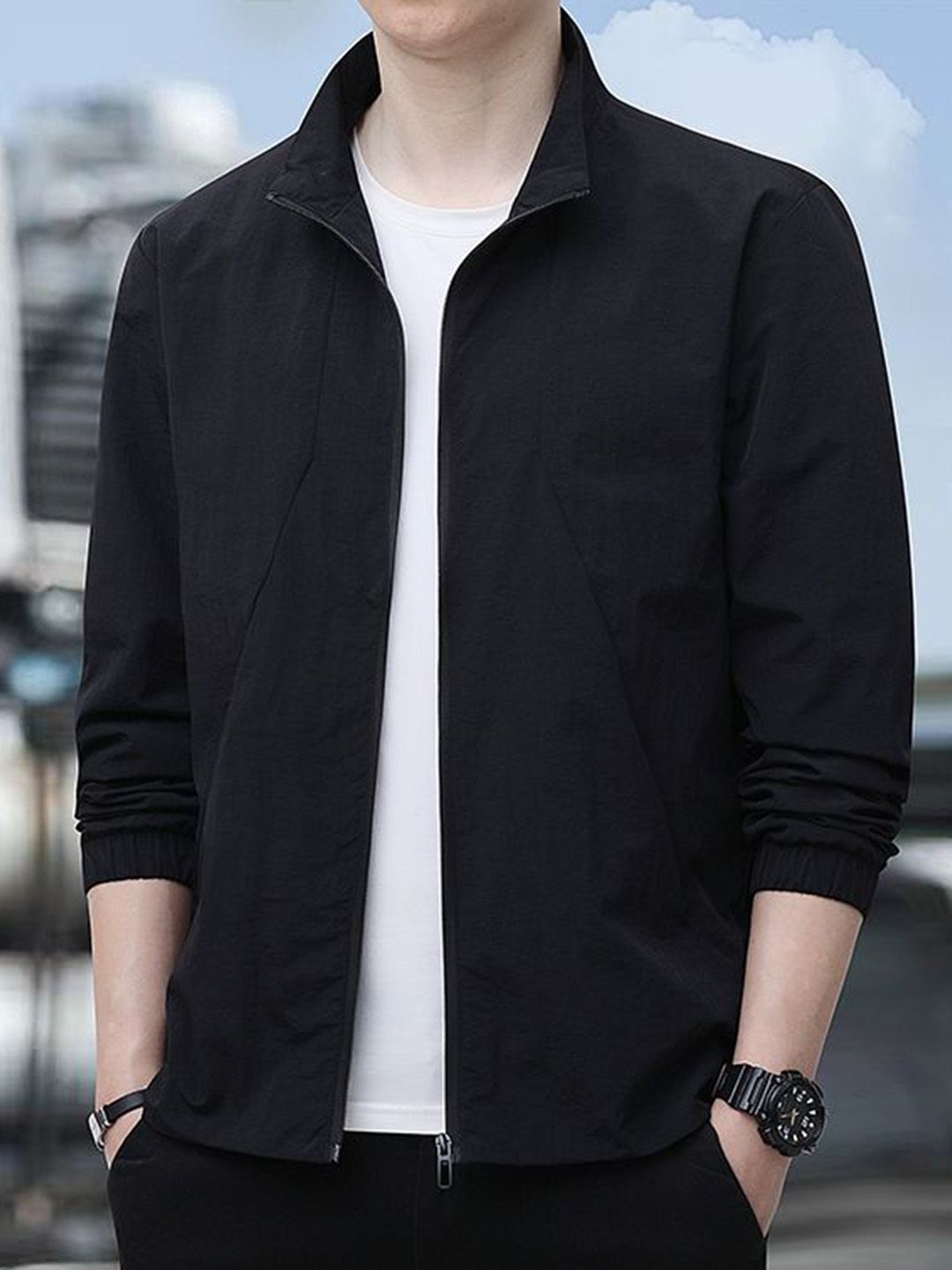 StyleCast x Revolte Men Lightweight Outdoor Tailored Jacket