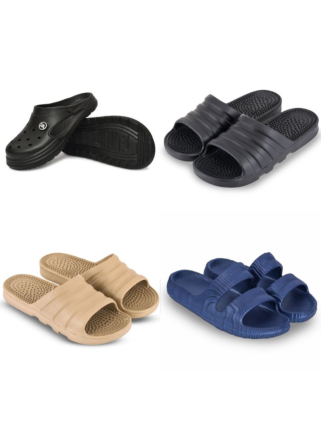 Feel alive Set Of 4 Ultra-Comfortable Lightweight Sliders