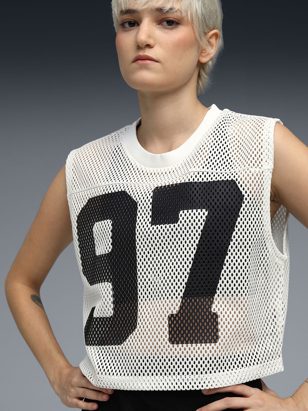 Buy Puma x ROS Women's Relaxed Mesh Top - Tops for Women 36868235