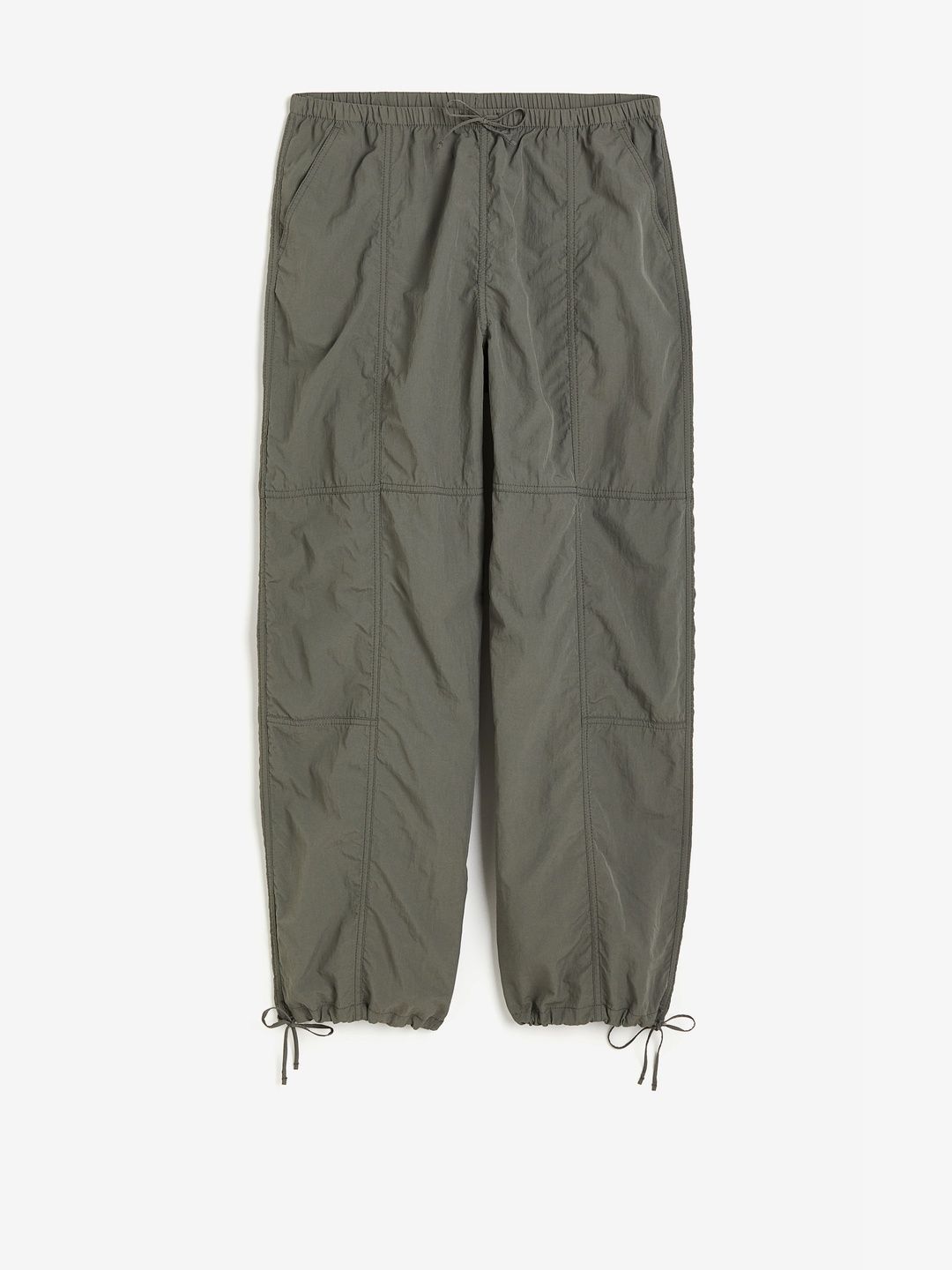Buy H&M Women Nylon Parachute Trousers - Trousers for Women Buy H&M Women Nylon Parachute Trousers - Trousers for Women