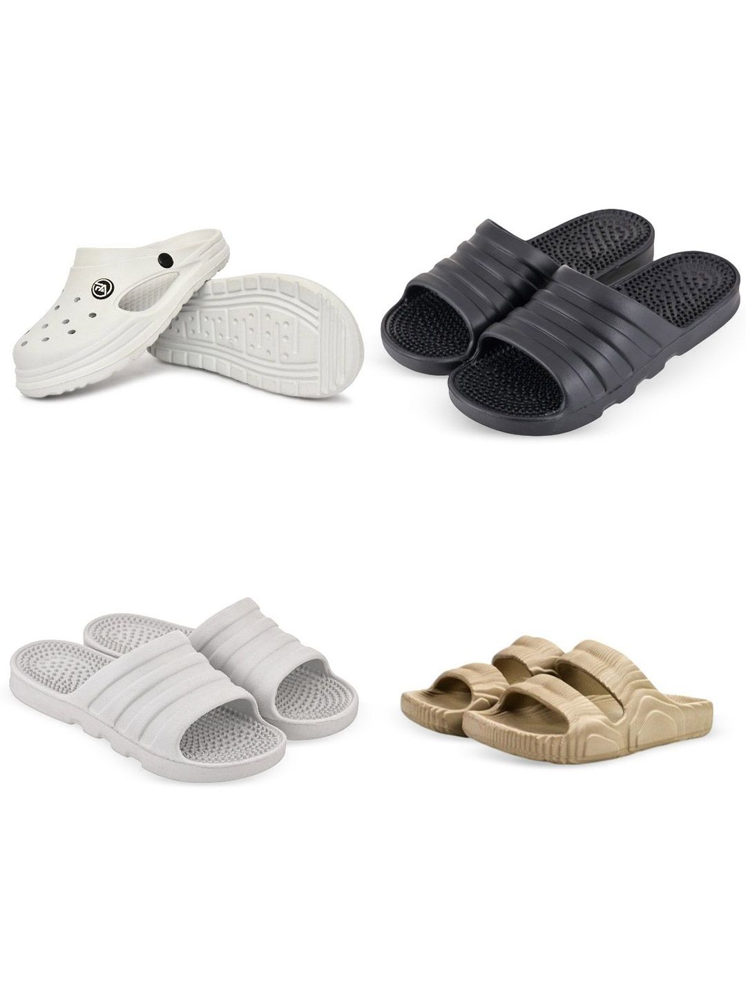 Feel alive Men Set of 4 Flip Flops