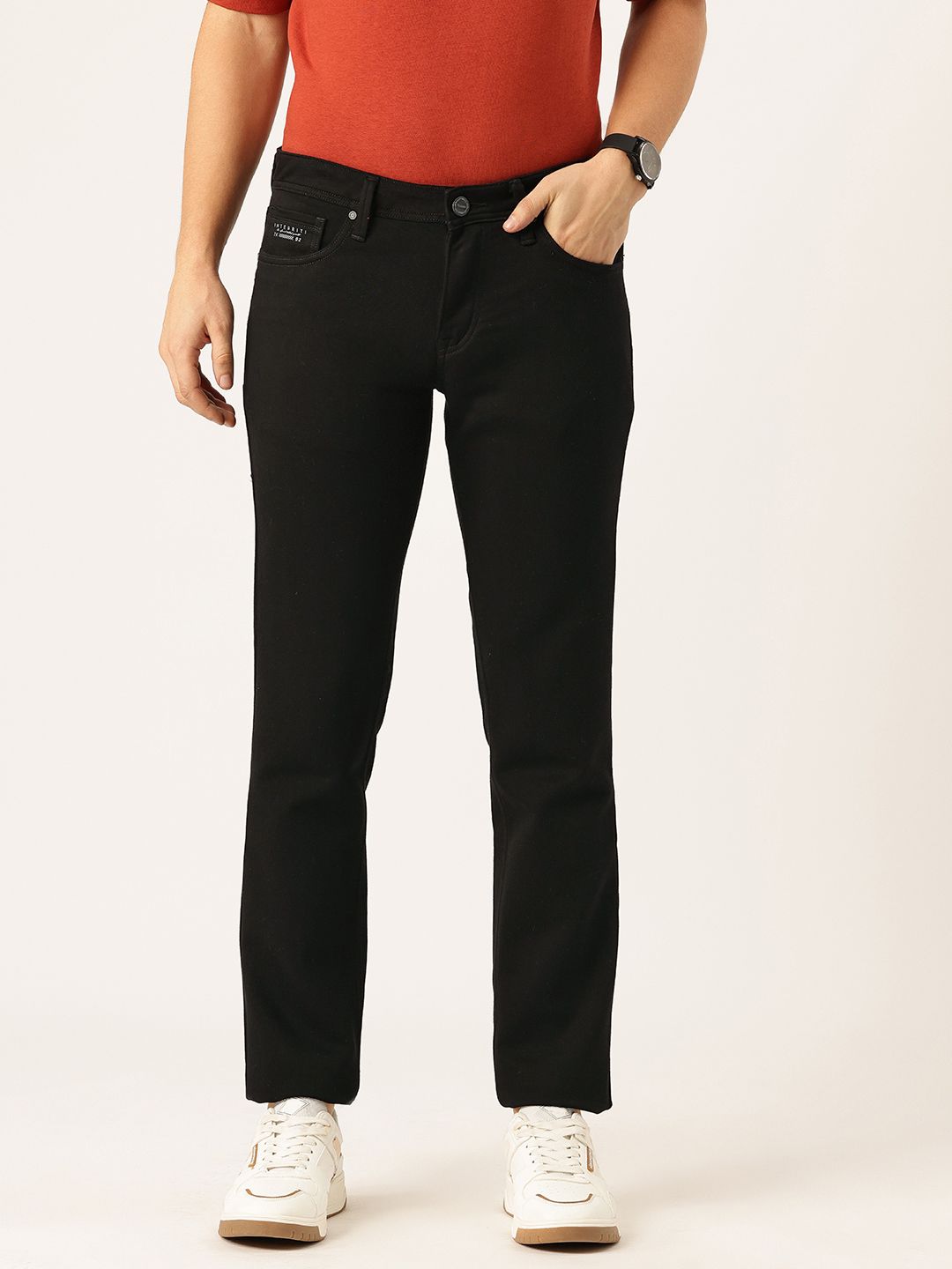 Integriti Men Mid-Rise Stretchable Slim Fit Jeans