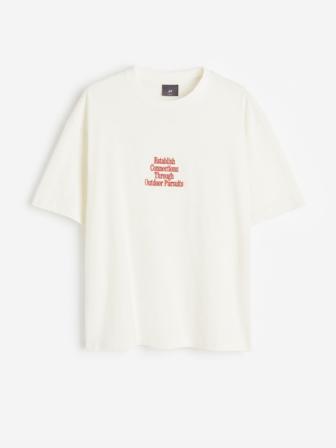 Buy H&M Pure Cotton Loose Fit Printed T-shirt - Tshirts for Men