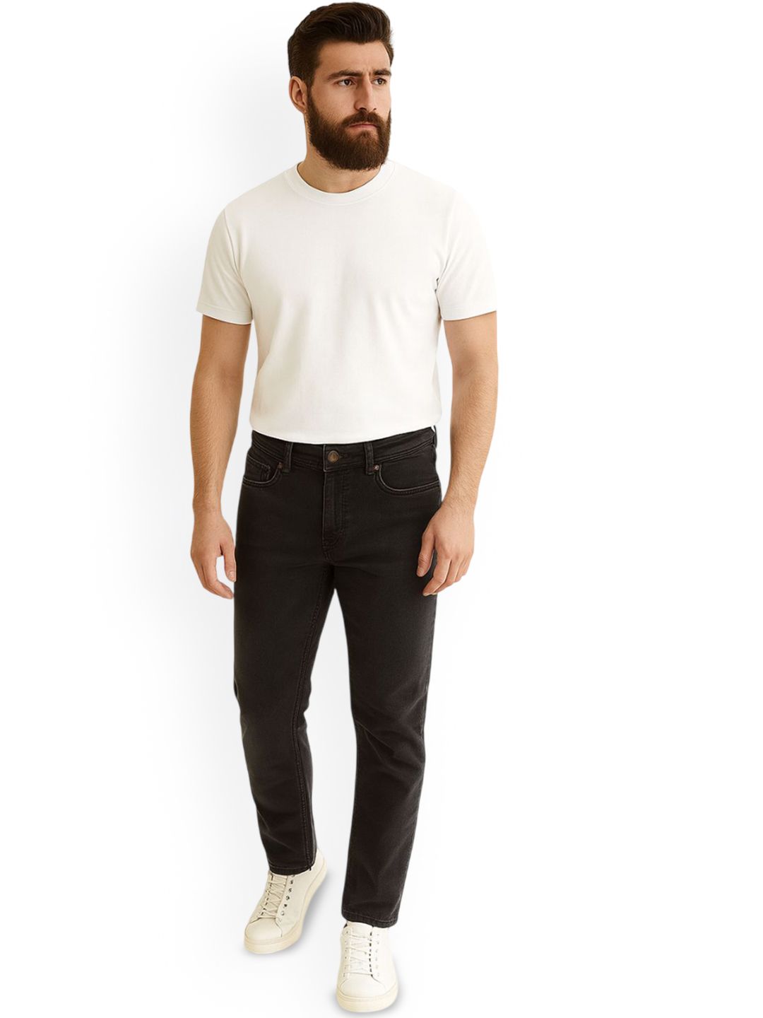 HIRRUX Men Comfort Low-Rise Regular Fit Jeans