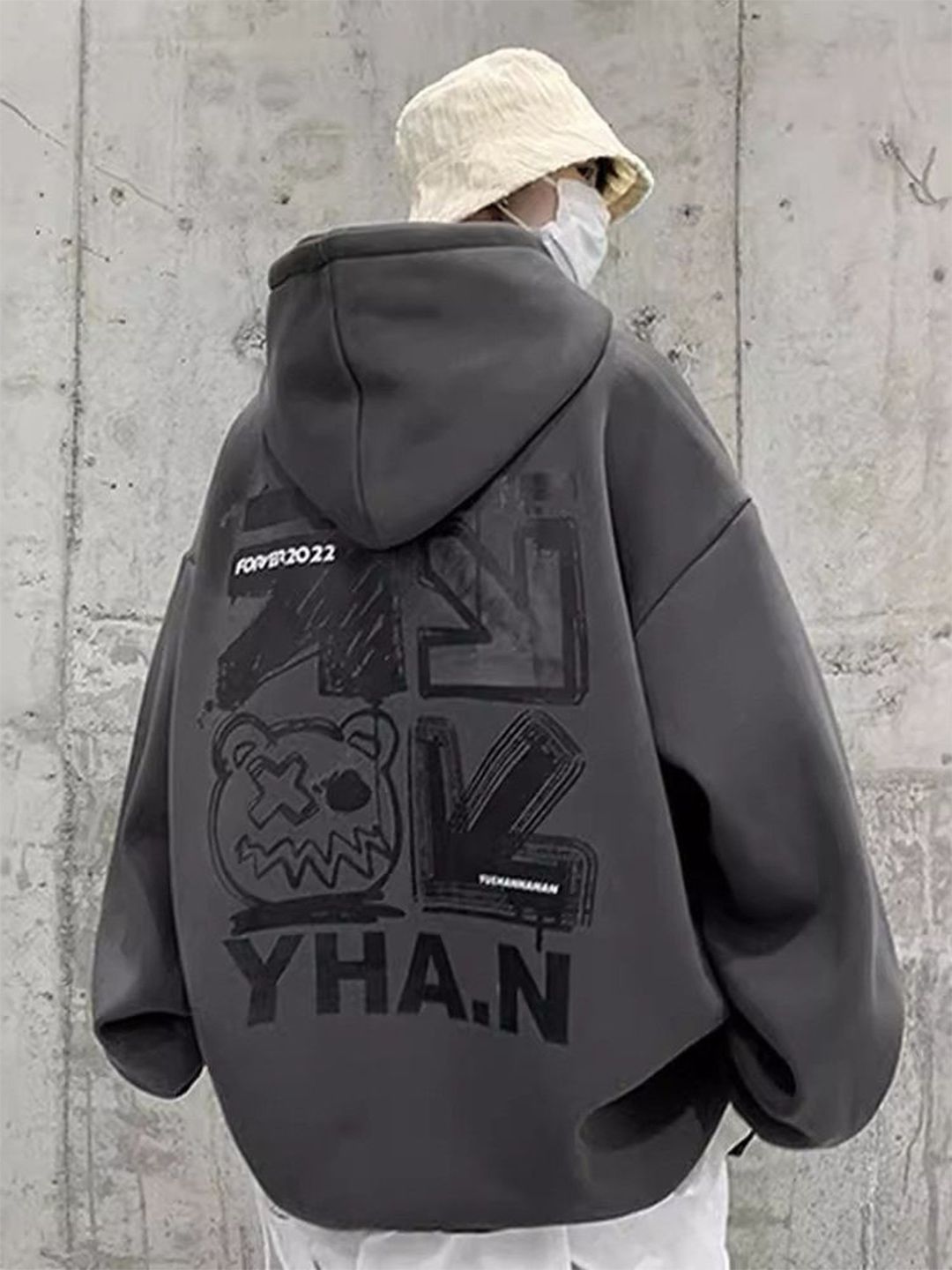 StyleCast x Revolte Men Hooded Pullover Sweatshirt